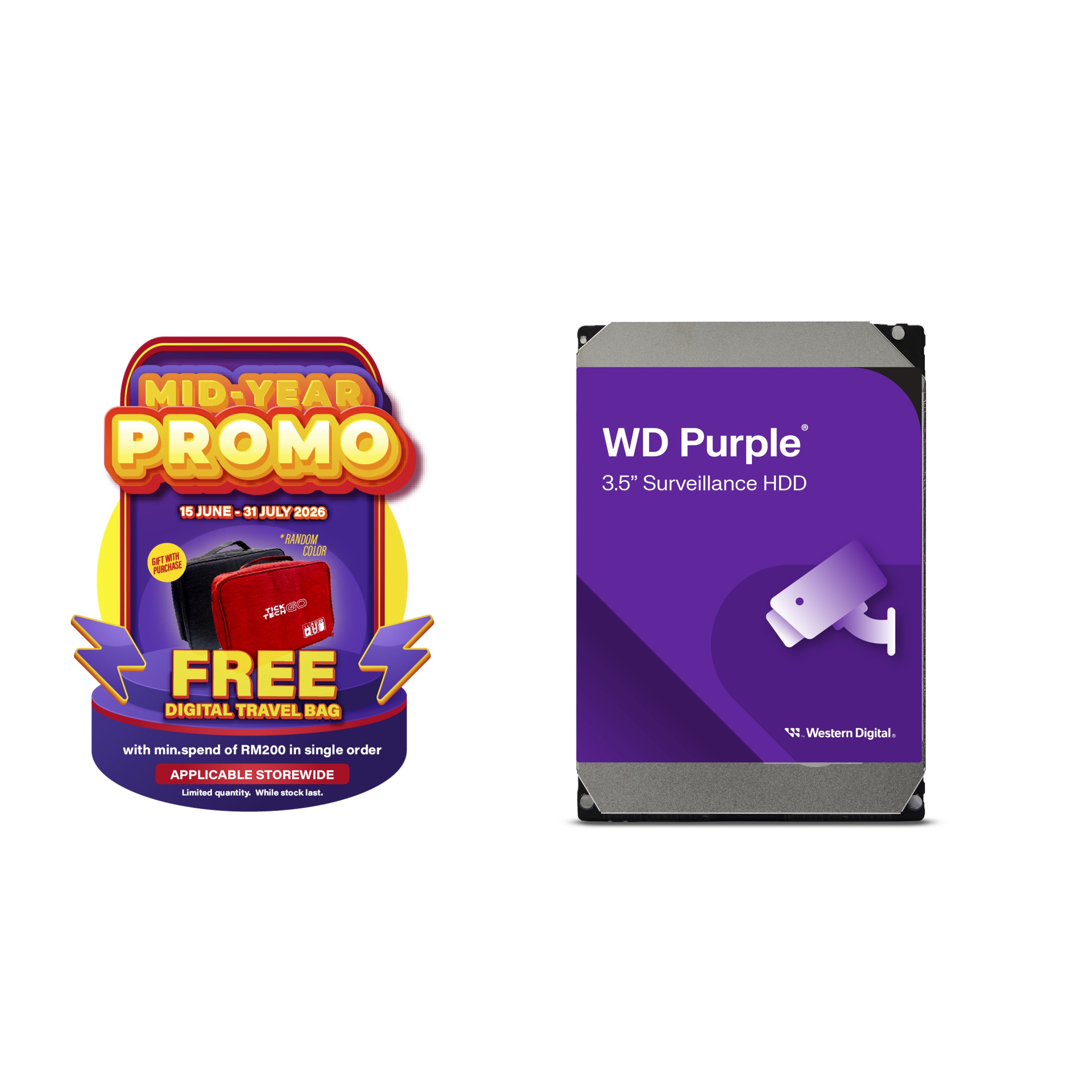 WD Purple⢠Surveillance Hard Drive-Data Storage-futuromic